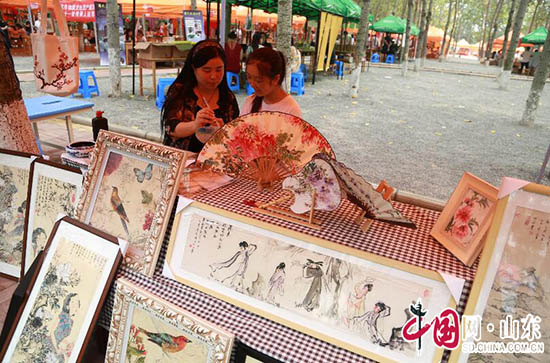 臨沂市舉行第三屆傳統文化進校園暨非物質文化遺産博覽會（圖）