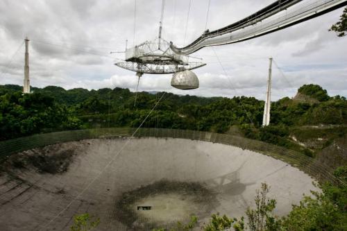 資料圖：阿雷西博天文臺(Arecibo Observatory)。圖片來源：美聯社