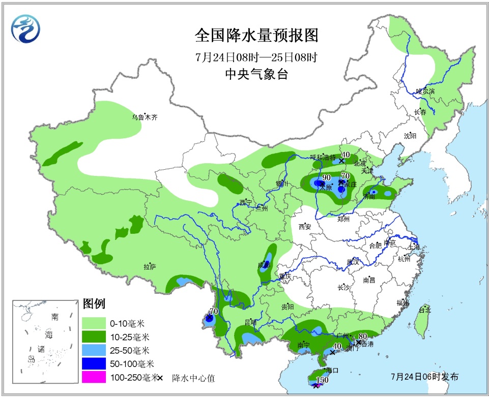 山東省本週進入多雨模式（圖）