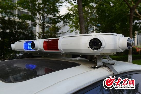 日照交警启用抓拍利器记录车辆违法行为