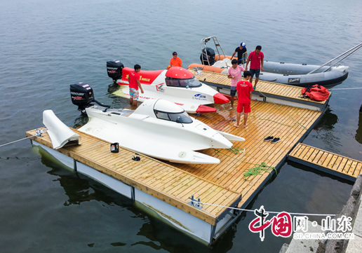 世界顶级项目F2摩托艇来潍坊滨海 集训持续到8月2日（图）
