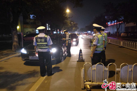 滨州：博兴交警组织开展8月第二次严管统一行动（图）