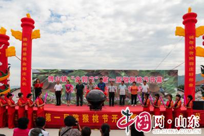 淄博博山镇郭庄东村首届“金郭庄”猕猴桃节盛大开幕