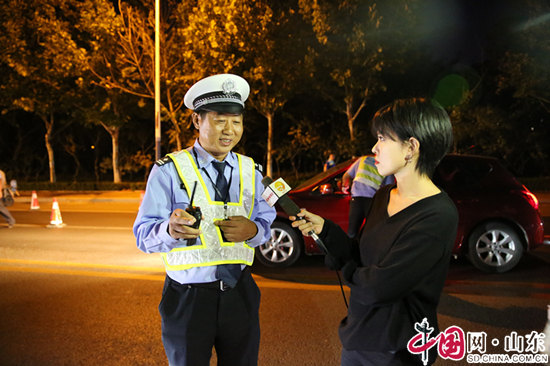 滨州：科学用警 加大力度整治夜间交通违法行为（组图）