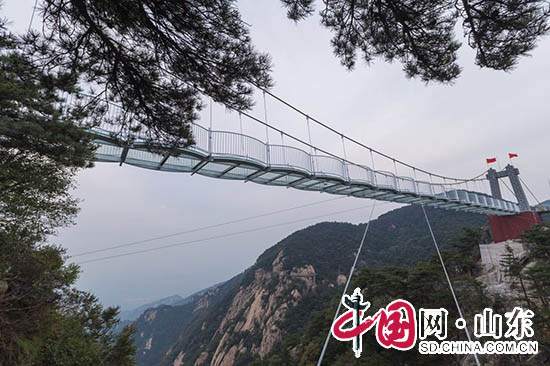 臨沂蒙山3D玻璃橋9月25日正式開放（組圖）