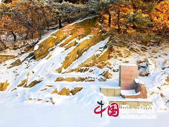 臨沂蒙山迎2018年第一場雪 銀裝素裹宛如童話世界(組圖)