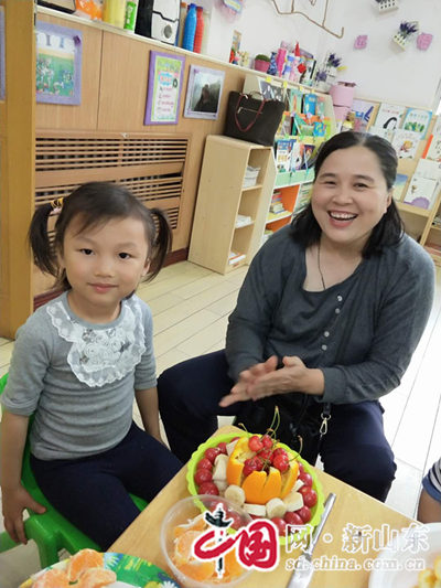 济南市槐荫区实验幼儿园举行“水果之恋 爱意无限“母亲节活动