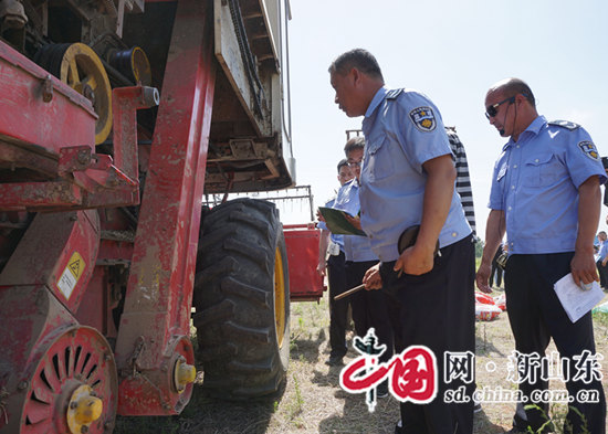 全市農機事故應急處置演練在淄川經濟開發區舉行