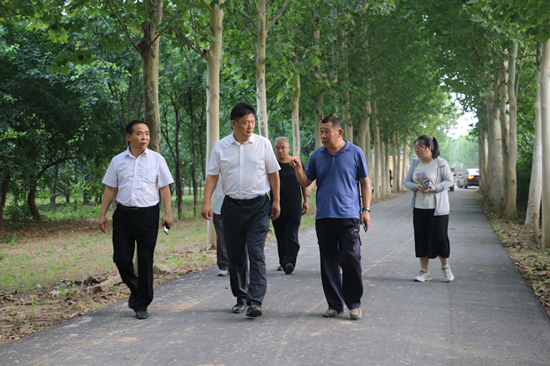 聊城市自然资源和规划局党组书记张玉录到茌平区调研